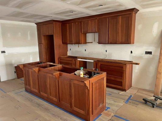 Custom Mahogany Kitchen