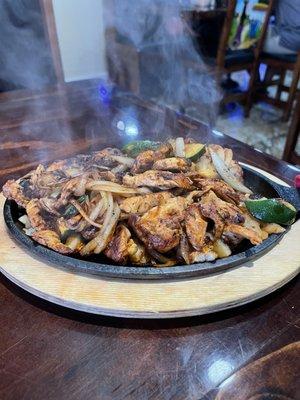 Chicken fajitas