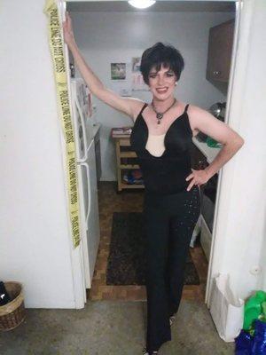 Gio Michaels as Liza Minnelli. Don't Tell Mama Cabaret, NYC 2019