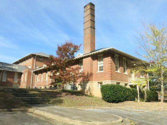 We are on the first floor of a historic building in North Durham. We share a space with Durham Family Medicine and Montessori Farm School.