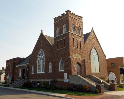 Covenant Presbyterian Church, at the corner of National Rd and Perry St in the heart of Vandalia.