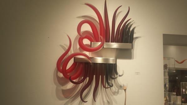 "A Wave of Passion" by Katarzyna Karbownik for $3960.00  Impressive work of art, would even consider it an installation art piece.