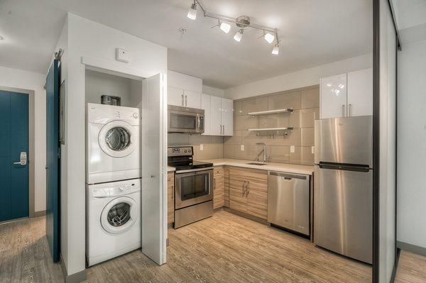 Kitchen in our studio spaces