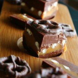 Peanut Butter Caramel Pretzel Sea Salt Fudge