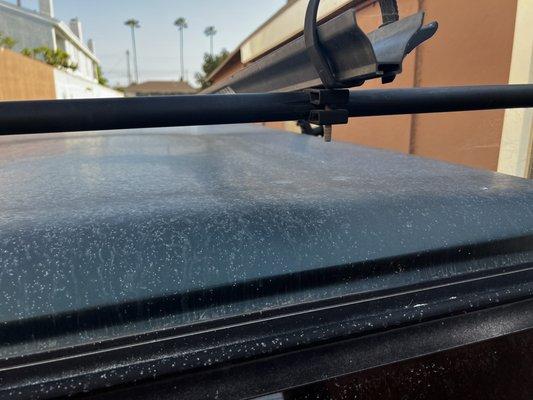 Overspray damage to my truck