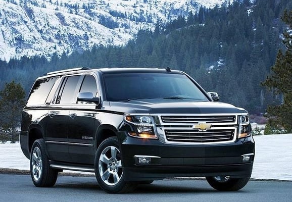 Luxury New Model SUVs. Seating for 7 passengers plus the driver. Large cargo area. Satellite radio, wifi access