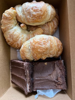 Croissants & Brownies