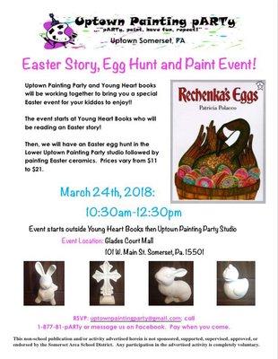 Join our story and egg hunt event.