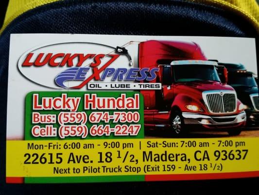 Commercial truck & trailer  tires and lube