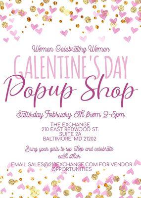 Galentine's Day Pop Up Shop