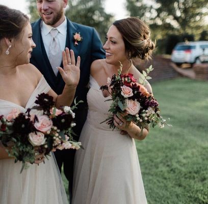 Bridesmaid hair by APS Bridal Team