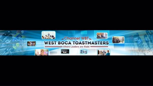 www.westbocatoastmasters.org Where Leaders are made.... CHANNEL WBT TV https://www.youtube.com/channel/UCgzaqH7sYGZ81QrHh6aKujw