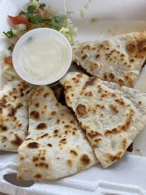 Beef quesadilla