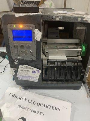 Pick up oc customer printer for rebuild