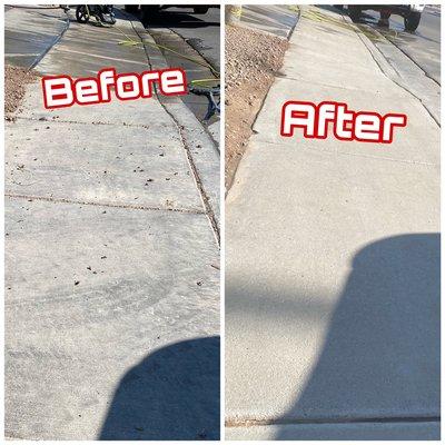 Easy and fast sidewalk project!!