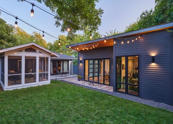 Porch addition and ADU/home office