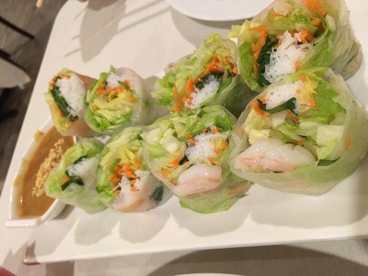 Shrimp spring rolls