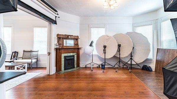 Interior view of Savannah Photography Studios