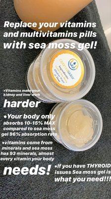 Get all your vitamins you need daily in one tablespoon of our top seller Golden Sea Moss!