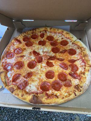 Large pepperoni. Delicious