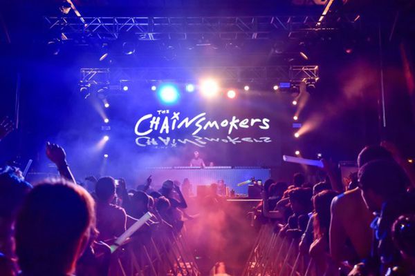 Chainsmokers concert performance at House of Horror