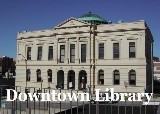 The historic Downtown Library.