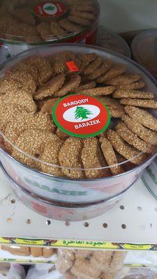 Sesame cookies great with coffee or tea