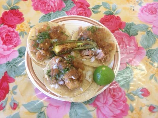 Tacos de chicharron