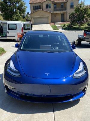 Clean Tesla Model 3