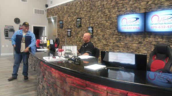 Brian is one of the owners at Omega and is very nice to deal with.  Top notch service and great attitude.