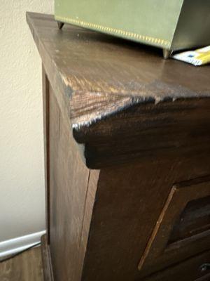 Chunk broke off my dresser