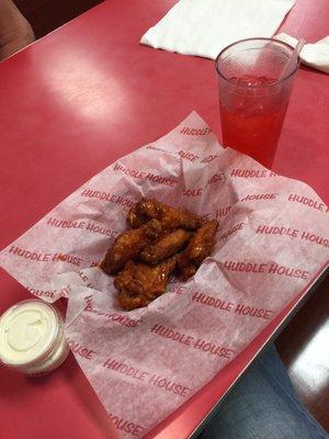 The 5-piece wing appetizer.