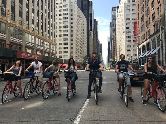 Having Ride on Avenue of Americas.