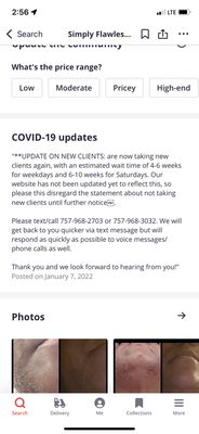 UPDATE REGARDING NEW CLIENTS