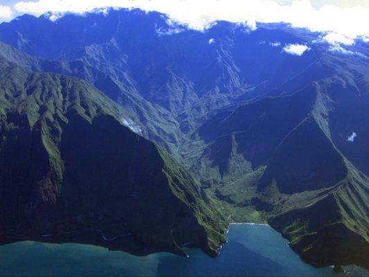 Molokai Sea Cliffs.  You can actually camp out in this valley, with permissions.