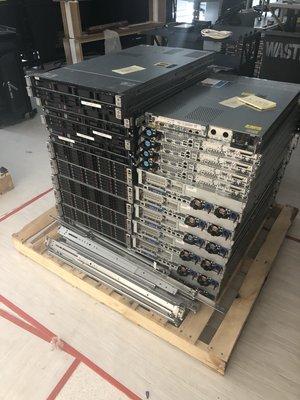 Servers and IT equipment on a pickup