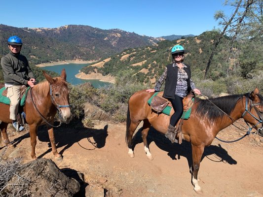 Me and my bf enjoying the ride and views.