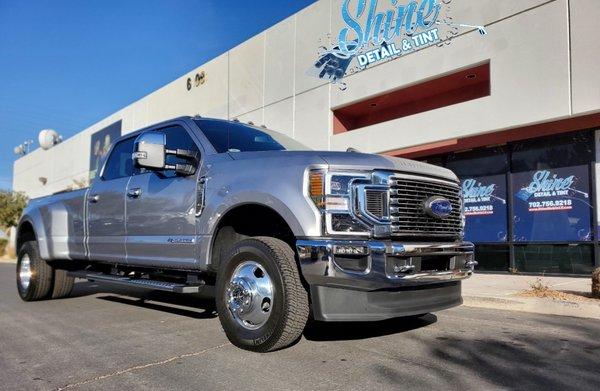 2020 f350 in for ceramic coating.