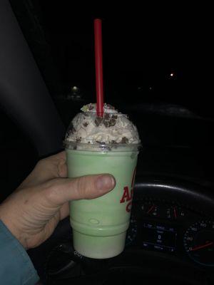 Mint milkshake