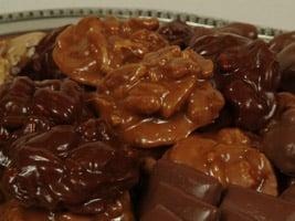 The famous original creamy, chewy or chocolate -- which is your favorite?  And don't forget a jar of praline sauce!