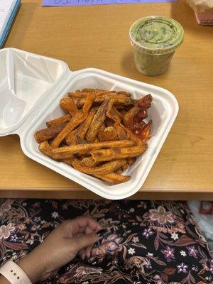 Imagine paying $14.50 for this. Sweet Potato and gauc smh