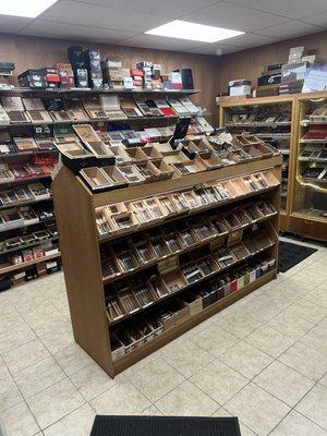 Our walk -in humidor is twice the size of our old location and we still have 3 cabinet humidors in our retail area