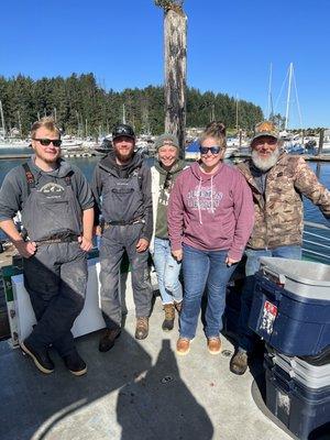 Deckhands Charlie & Max along with Captain Kurt were all incredible! Thank you for an unforgettable experience!