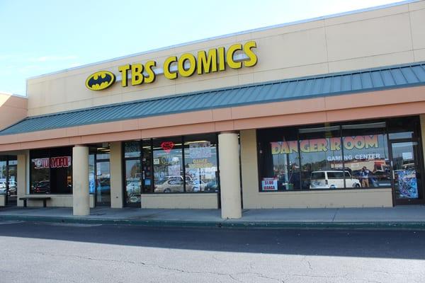 TBS COMICS 3600sq ft 
the premier comic book store of the emerald coast