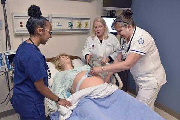 Radford University's nursing SIM lab is onsite at the RHEC.