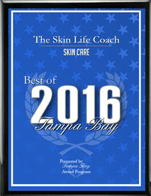 Winner ~ Best of Business - Tampa Bay - 2016 (Skin Care category)