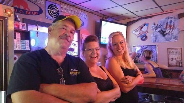 Meet your friendly bartenders :)   Left to right: Brian, Beckie, and Jordan.