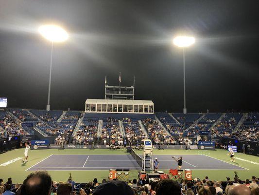 Todd Martin v. John McEnroe for the legends semi finals