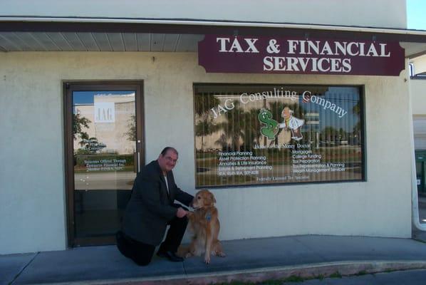 One stop tax and financial services.
 Home of the Money Doctor