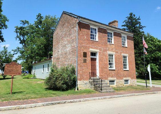 Boyhood home in front